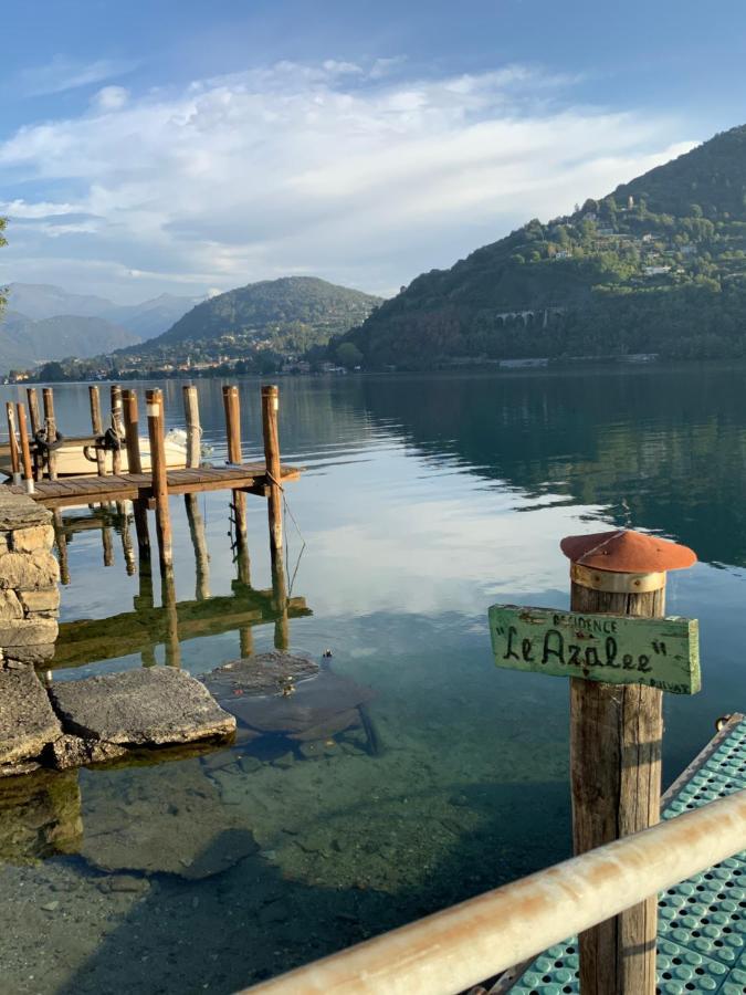 Villa Giardino Con Pontile Sul Lago D'Orta In Riva 奥尔塔圣朱利奥 外观 照片